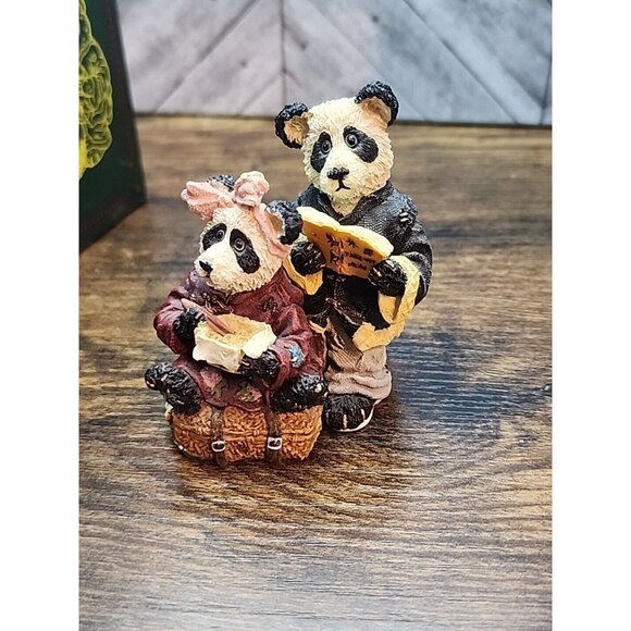 Boyds Bears & Friends "Hsing Hsing and Ling Ling Wongbruin...Carryout" Figurine - Picture 7 of 9